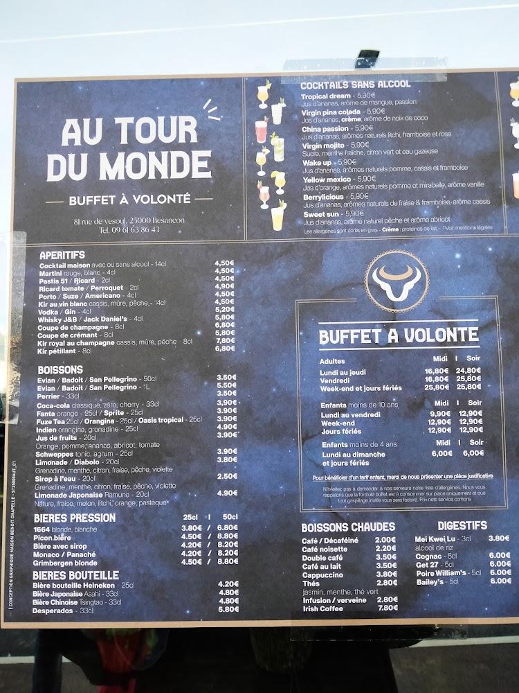 Au Tour du Monde - Menu Image 4